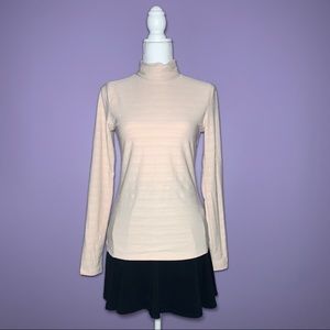 NWT Hem & Thread Blush Turtleneck Top